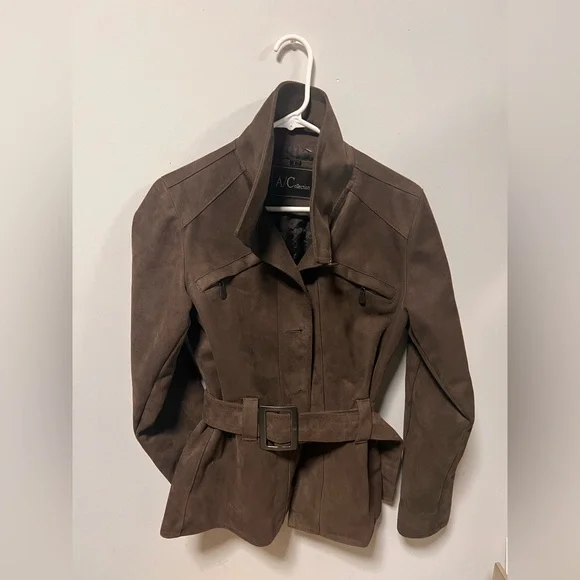 Women's Brown Trench Coat - Picture 2 of 7